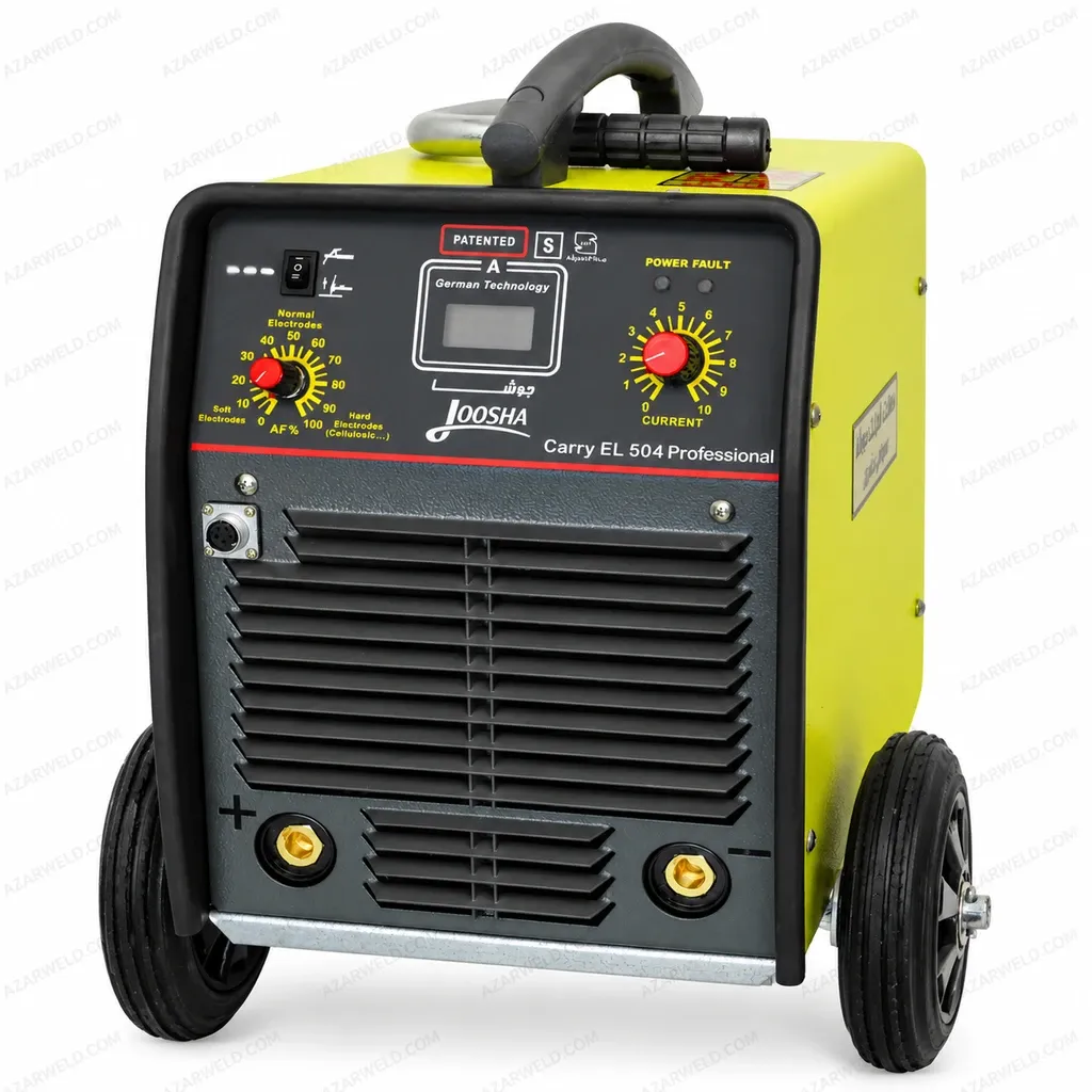 رکتی فایر اینورتر جوشا ۵۰۰ آمپر مدل CARRY EL 504 PROFESSIONAL | آذروِلد